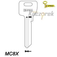 Expres 093 - klucz surowy mosiężny - MC8X